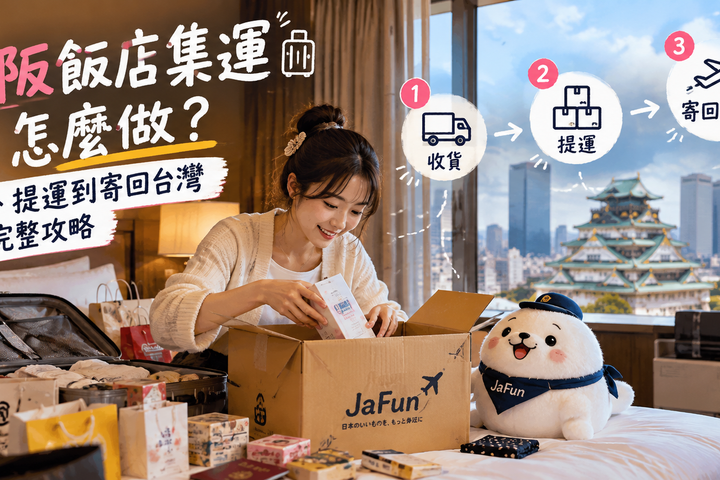 大阪飯店集運怎麼做?收貨、提運到寄回台灣完整攻略