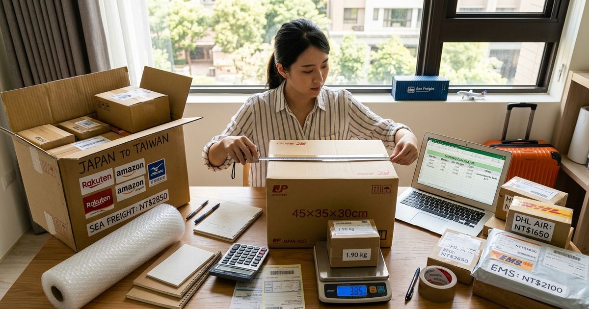 日本網購時運費怎麼計算？材積與合箱省錢指南