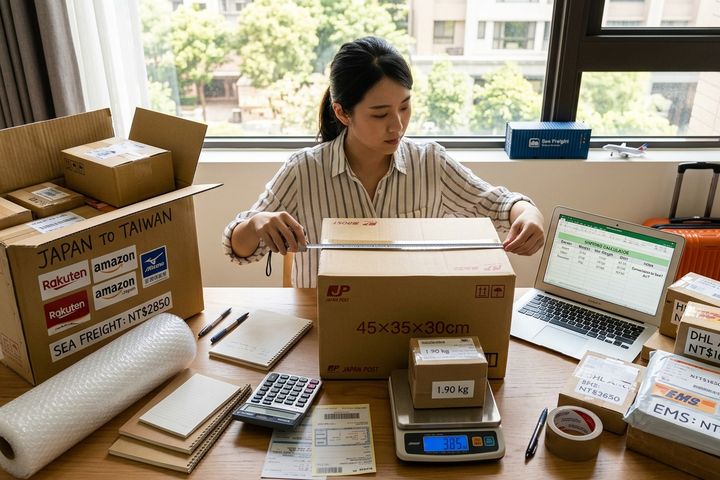 日本網購時運費怎麼計算?材積與合箱省錢指南